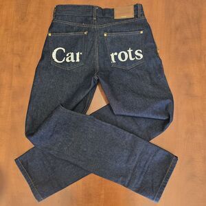 Carrots By Anwar Carrots Mens 5 Pocket Straight Leg Spell Out Pocket Jeans 30